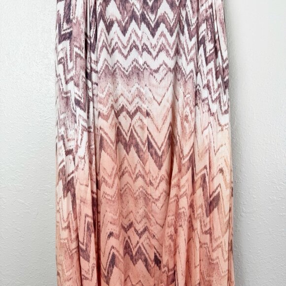 NWT Paper Crane pink white sleeveless asymmetrical ombre sundress S - Picture 9 of 12